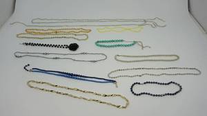 lot 58 image: Different Colors & Styles Of Necklaces