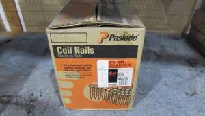 (1) Full Box of Coil Nails