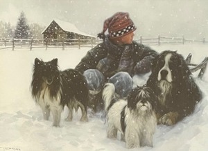 lot 59 image: Boys Best Friend Print by Robert Duncan