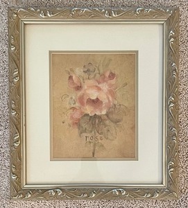 lot 44 image: Fantastic Framed Floral Wall Art