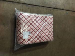 lot 12 image: The Company Store Thornwood Multicolored Geometric Cotton Blend Embroidered FullQueen Quilt (good condition) review all pictures