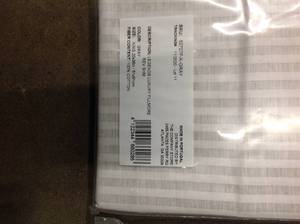 lot 18 image: The Company Store Legends Luxury Fillmore Reversible Gray Cotton King Sham (good condition) review all pictures