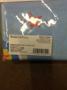 lot 21 image: The Company Store Super Heroes Company Essentials 72 in. Multicolored Shower Curtain (good condition) review all pictures