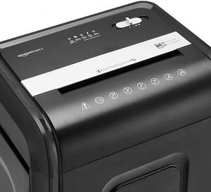lot 28 image: Amazon Basics 24-Sheet Heavy Duty Cross-Cut Paper and Credit Card Home Office Shredder