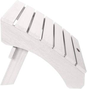 lot 86 image: Highwood AD-OTL1-WHE Adirondack Folding Ottoman, White