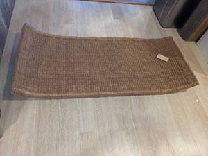 lot 47 image: Natural Coir Fiber High Pile Outdoor Doormat - 24 x 60