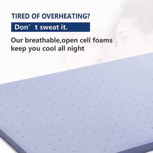 lot 103 image: 4 Queen Size Gel Infused Memory Foam Mattress Topper