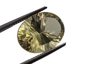 lot 75G image: 10.92 Carat Natural Fancy Cut, Starburst Citrine Gemstone