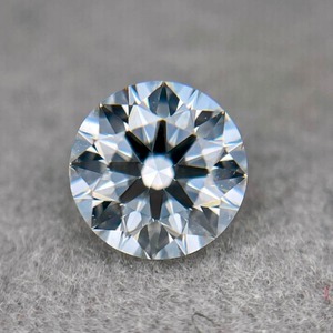lot 20 image: Round Brilliant Cut Lab Grown Diamond .59ct. Loose, VS-H Ideal Cut. NO RESERVE  VIDEO
