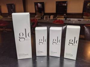 lot 105 image: Glo Skincare Cleanser, Restorative Mask, and Sunscreens - New