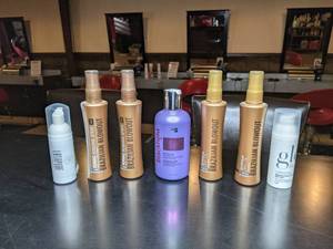 lot 119 image: Beauty Products - Lashpure, Brazilian Blowout, Glo Skincare, Oligo Blacklight