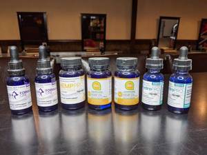 lot 121 image: New Liv CBD Hemp Oil Supplements for Pets and Humans
