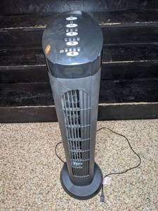 lot 142 image: Lasko Oscillating Tower Fan with Remote