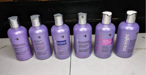 lot 147 image: NEW Set of 6 Bottles of Oligo Blacklight Shampoo and Conditioner