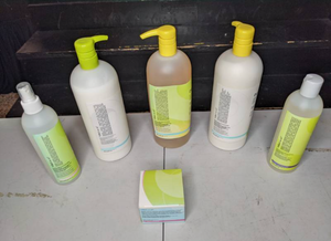 lot 155 image: New DevaCurl Haircare Products Mist-Er Right, One Conditioner Original, One Conditioner Delight, Low-Poo Delight, Light Defining Gel and Beautiful Mess