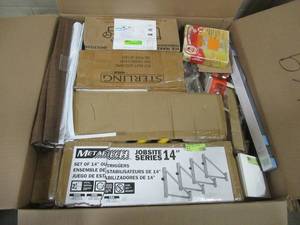 MIXED PALLET (Approximately 105  Pieces) OF BUILDING MATERIALS, HOME IMPROVEMENT ITEMS AND MORE - GREAT FOR RESALE