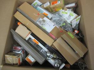 MIXED PALLET (Approximately 90  Pieces) OF BUILDING MATERIALS, HOME IMPROVEMENT ITEMS AND MORE - GREAT FOR RESALE