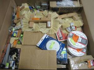 MIXED PALLET (Approximately 289 Pieces) OF FASTENERS, BUILDING MATERIALS, HOME IMPROVEMENT ITEMS AND MORE - GREAT FOR RESALE