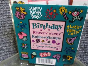lot of 16 birthday stampers ...