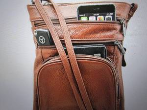 steeltime leather crossbody bag ...