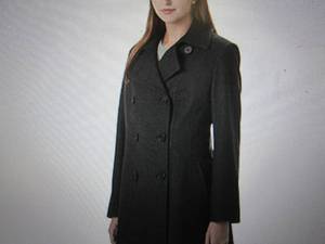 larry levine womens double breasted...