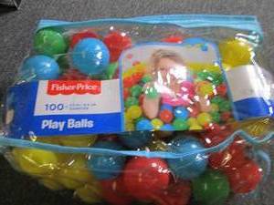 100 2.5 inch play balls open box ...