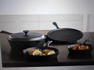 5-pc preasoned cookware set ...
