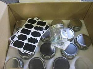 30 canning jars , lids and covers ...