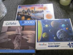 3 puzzles ...