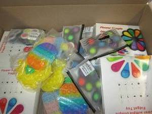 box of fidget toys ...