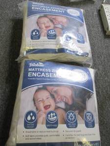 2 mattress zippered encasements cal...