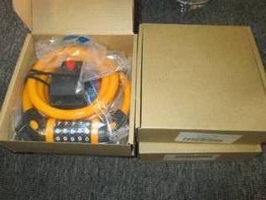 lot of 4 combination bike locks ...