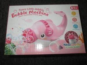 funny little dolphin bubble machine...