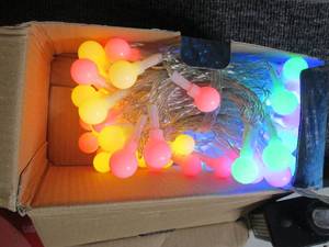 2 packs of globe string lights test...