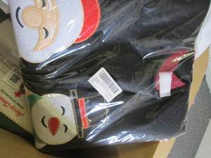 box of christmas items ...