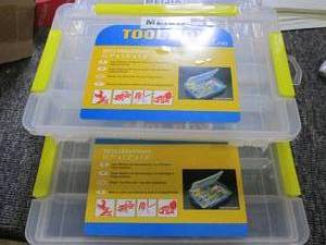 3 tool boxes 11.7x7.3x1.8 ...