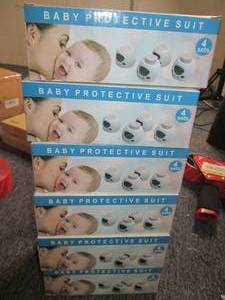 lot of 6 round door lock protection...