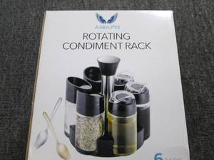 rotating condiment rack ...