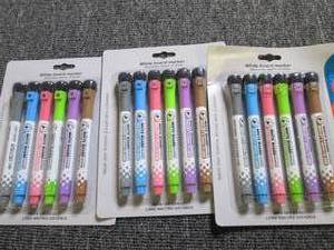 3 sets of white board markers ...