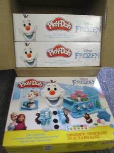 case of 3 new disney frozen play-do...