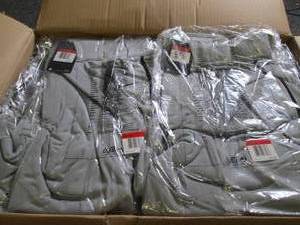 case of new mens nike large grey an...