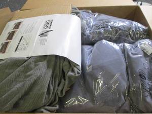 box of furniture covers ...