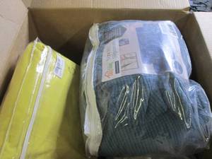 box of furniture covers ...