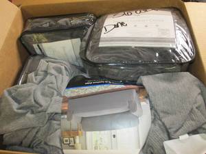 box of furniture covers ...