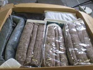 box of furniture covers ...