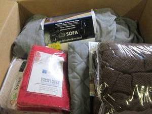 box of furniture covers ...