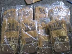 lot of 10 cow grain and denim work ...