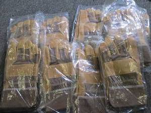 lot of 10 cow grain and denim work ...