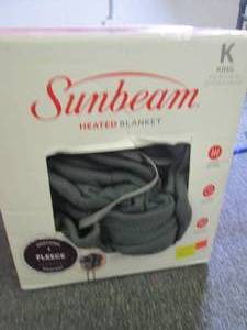 sunbeam heated blanket king ...