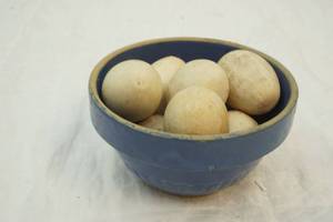 wood eggs